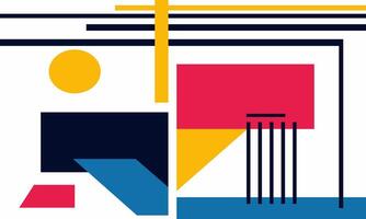 colorful abstract design shape background vector