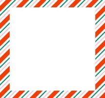Christmas border frame pattern background. vector