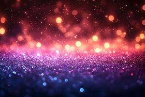 Vibrant Glittering Abstract Background for Festive Design and Events photo