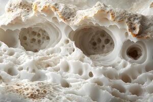 Intricate Patterns of Natural Stone Caverns for Unique Textural Design photo