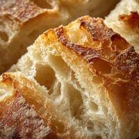 A hearty whole wheat bread with a rustic, golden crust and a soft, chewy texture inside. Perfect for healthy sandwiches, toast, or pairing with soups and spreads photo