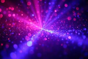 A burst of purple and pink light with bokeh effect, a vibrant and energetic abstract background, perfect for adding a touch of magic photo