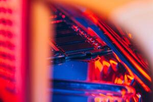 computer random access memory , RAM close up photo