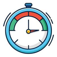 A Modern Clock Icon, Analog Clock Icon vector