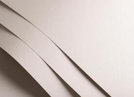 Beige and off-white paper with smooth, soft texture. Gentle wave and geometric lines create an photo