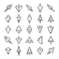 Arrow up icon set vector
