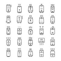 Loudspeaker icon set concept vector