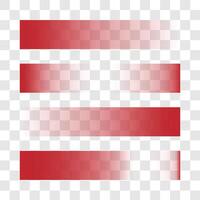 Red gradients element collection for graphic design vector
