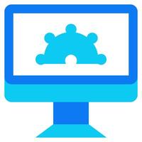 It engineering solid icon style vector