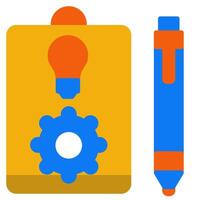 Prototyping flat icon style vector