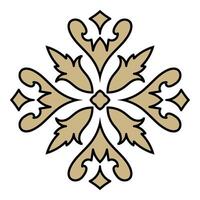 Vintage Ethnic Design Mandala Floral Texture Ornament. vector