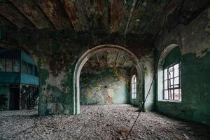 Old abandoned Yelets tobaccos factory... photo