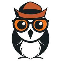 Whimsical Owl Art Playful and Unique vector
