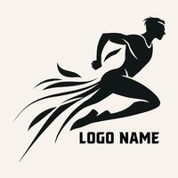 The logo consists of an abstract, stylized shape vector