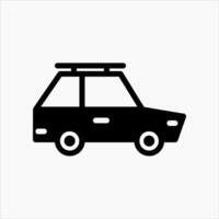 Design Illustration graphic of car icon with glyph style. Suitable for UI, mobile design, web design, etc. vector