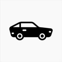 Design Illustration graphic of sedan icon with glyph style. Suitable for UI, mobile design, web design, etc. vector