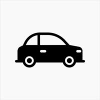 Design Illustration graphic of small car icon with glyph style. Suitable for UI, mobile design, web design, etc. vector
