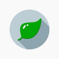 Design Illustration graphic of leaf icon with flat style. Suitable for UI, mobile design, web design, etc. vector
