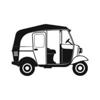 Auto Rickshaw Icon vector