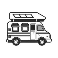 Recreational Vehicle Icon vector