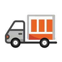Bold Delivery Truck Icon vector