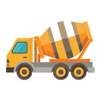 Concrete Mixer Icon vector