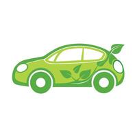 Eco Friendly Biodegradable Car Icon vector