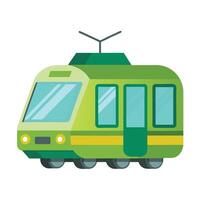 Modern City Tram Icon vector