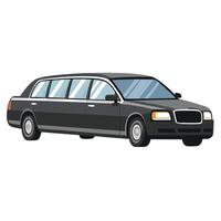 High End Luxury Limousine Icon vector