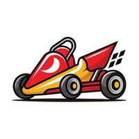 Dynamic Go Kart Icon vector