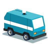 Ice Resurfacing Machine Icon vector