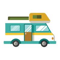 Recreational RV Camper Icon vector