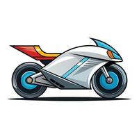 High Tech Hyper Speed Motorcycle Icon vector