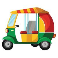 Simple Tuk Tuk Icon vector