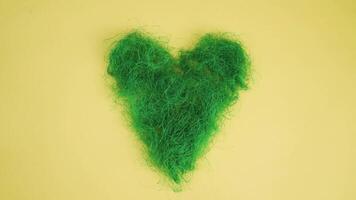 heart stop motion animation background with copy space for text video