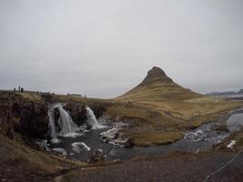 Kirkjufell hill in Iceland photo