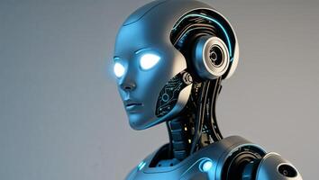An Android Robot Showcasing Advanced Technology photo