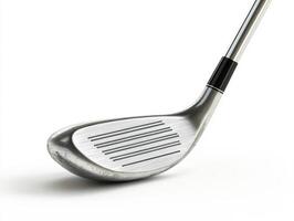 Golf club close-up showcasing unique design and texture details photo