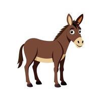 Beautiful Mule Illustration on a White Background vector