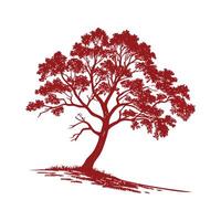 Charming Elm Tree Outline for Design vector