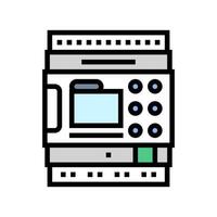 programmable logic controller color icon illustration vector