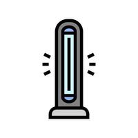 uv sanitizing lamp smart home color icon illustration vector