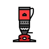 trail gas burner stove color icon illustration vector
