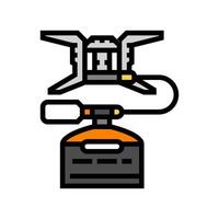 burnerhead gas burner stove color icon illustration vector