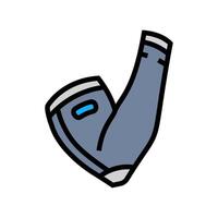 compression sleeve recovery wellness color icon illustration vector
