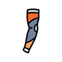 arm sleeves running accessories color icon illustration vector