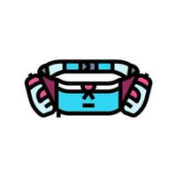 hydration belt running accessories color icon illustration vector
