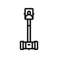 telepresence robot social robotics line icon illustration vector
