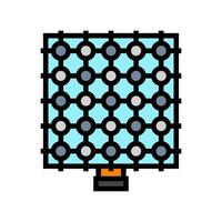 sensor array social robotics color icon illustration vector
