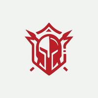 Spartan Gladiators Linear Spartan vector